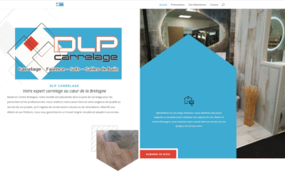 Septembre 2025 – mise en ligne d&rsquo;un site internet de carreleur