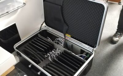 Septembre 2025 – installation d&rsquo;une valise numérique dans une école